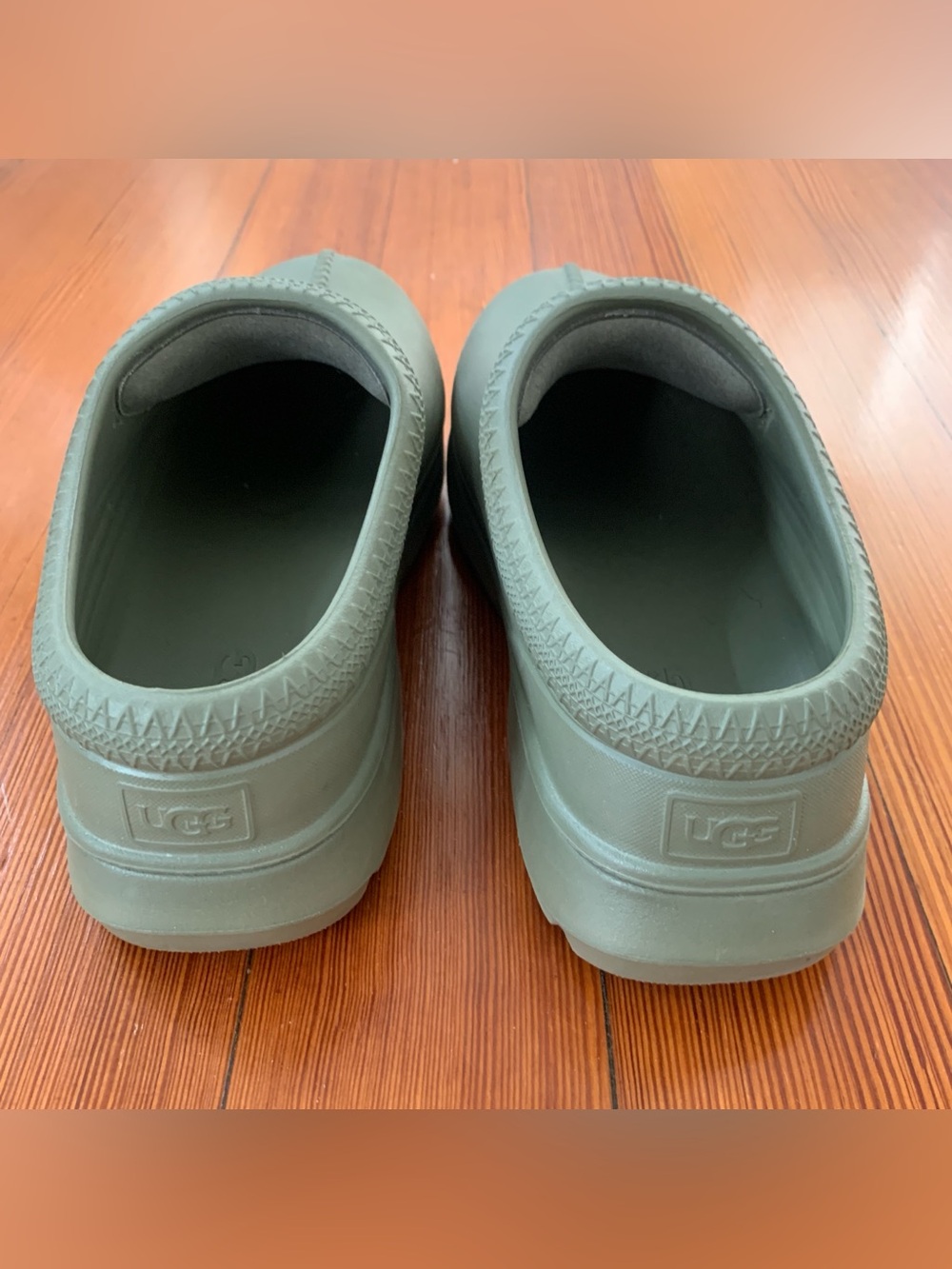 UGG Tasman X Women's Green US 7 Waterproof Rubber Clogs w/ Removable Sock - Picture 5 of 12